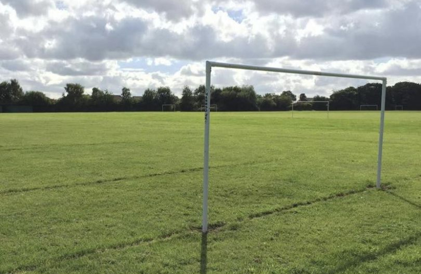 Football field in Warrington