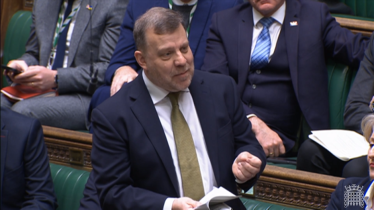 Andy Carter MP during Prime Minister's Questions