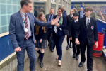 Education Secretary visit to Penketh High School