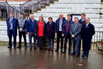 Rail Minister, Andy Carter MP and Warrington Councillors