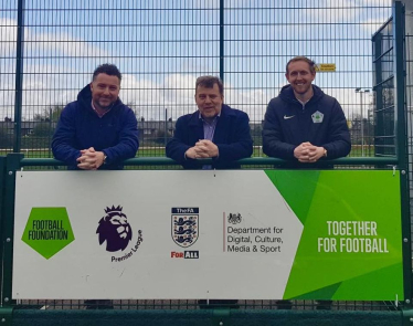 Andy Carter MP and the Football Foundation
